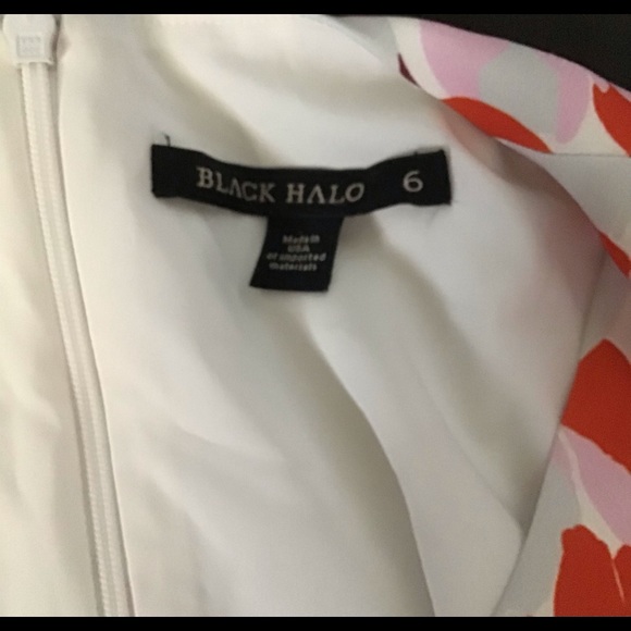 NWOT Black Halo Floral Dress with Flutter Sleeves - Picture 5 of 5